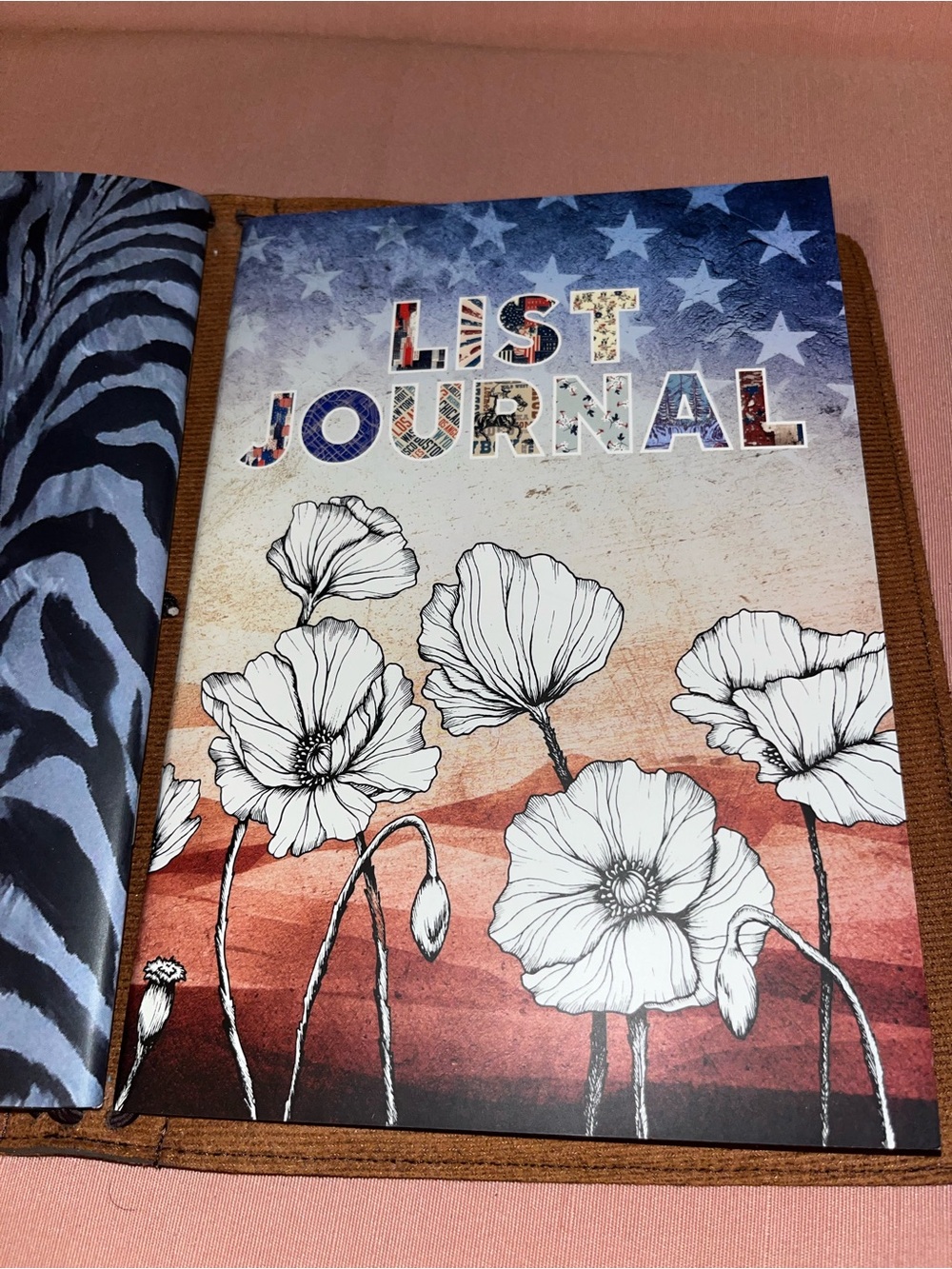 Jane’s Agenda Classic Dark BrowPebbled Leather PlannerCover with 4 inserts - Picture 16 of 16